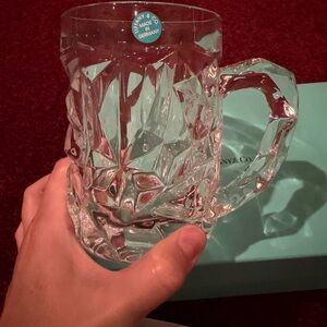 Crystal Rock Cut 16oz. Beer Mug